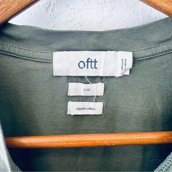 oftt Sage Green Luxury T-shirt Small - Picture 5 of 8